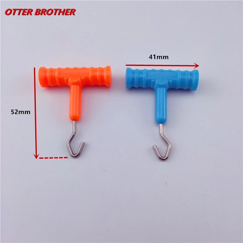 1pcs Fishing Sea Stainless Steel Knot Puller Tool Rig Making Carp Terminal Tackle Making Accessories