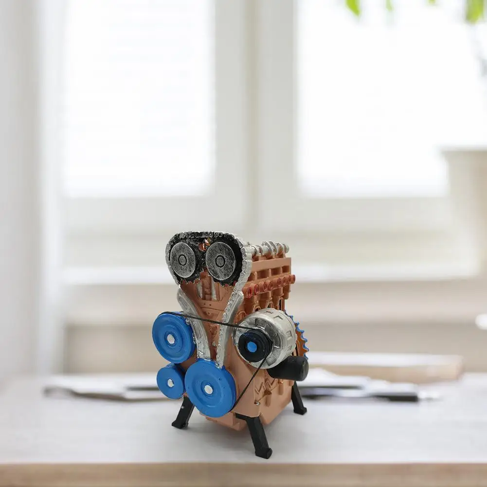 

Resin Car Engine Decoration Model Mechanical Engine Art Ornament For Living Room /Corridor/Study Room/Office