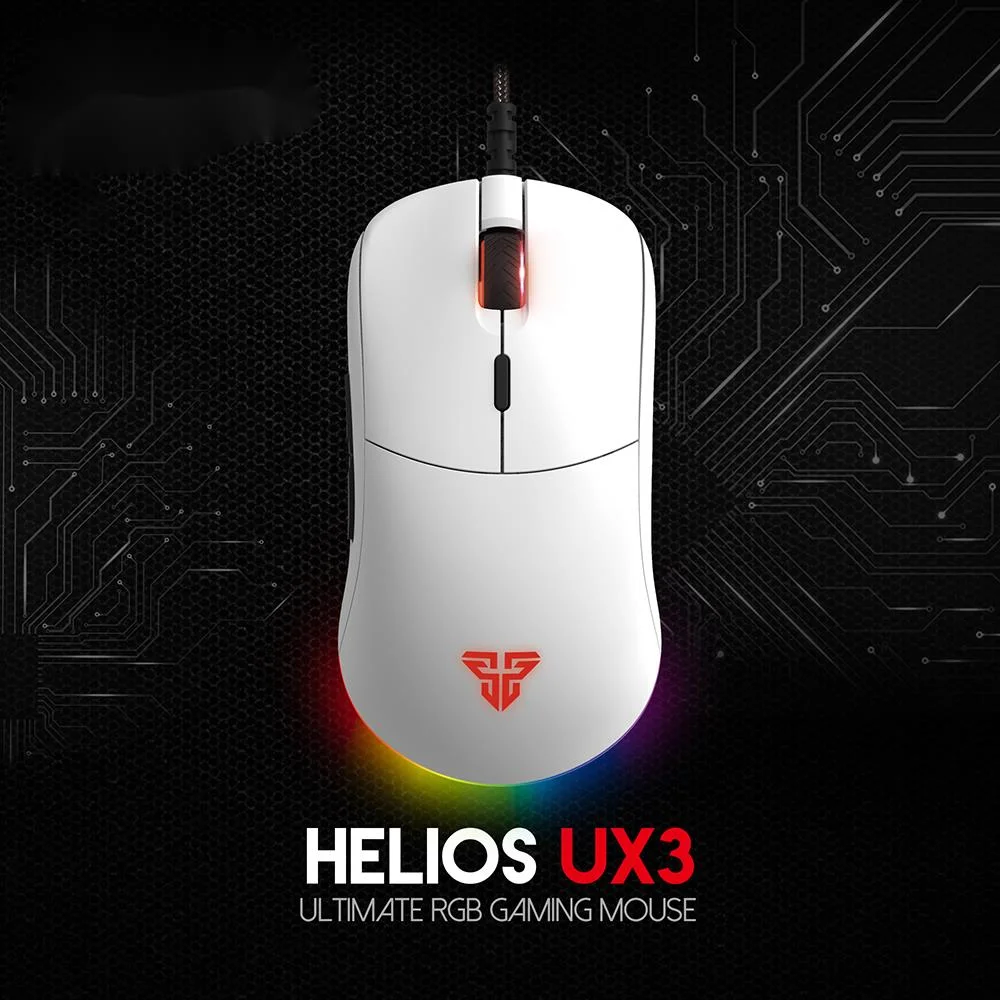 

Игровая мышь UX3, 3389 дюйма, 16000DPI, 69 г светильник легкая, RGB, проводная эргономичная мышь для геймеров, мыши для LOL, FPS, Gmaer
