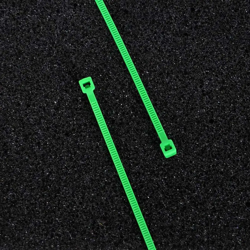 Self-Locking Plastic Nylon Wire Cable Zip Ties 100pcs Green Fasten Loop Various Specifications | Дом и сад