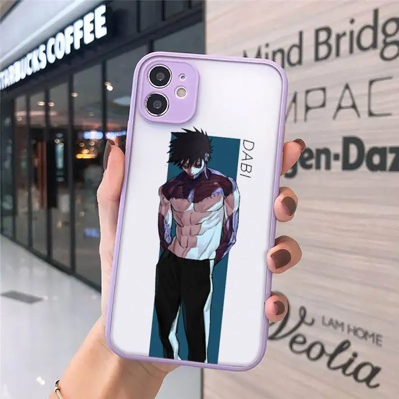 

dabi boku no hero academia manga Phone Cases Matte For iPhone 12 Mini 11 Pro XR XS Max 7 8 Plus X Hard PC Back Cover