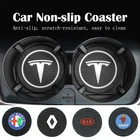12 шт. автомобильные подставки противоскользящая подставка эпоксидный подстаканник автомобильный Стайлинг для Peugeot 107 108 206 207 308 307 407 508 2008 RCZ