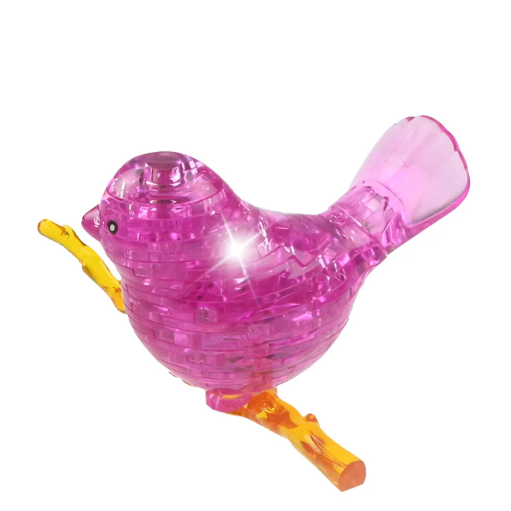 Игрушки для детей 3D Кристалл Милая птица МОДЕЛЬ DIY гаджет Блоки строительные