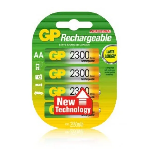 Аккумулятор gp 230aahc aa nimh 2300mah (4шт)|Аккумуляторы| |