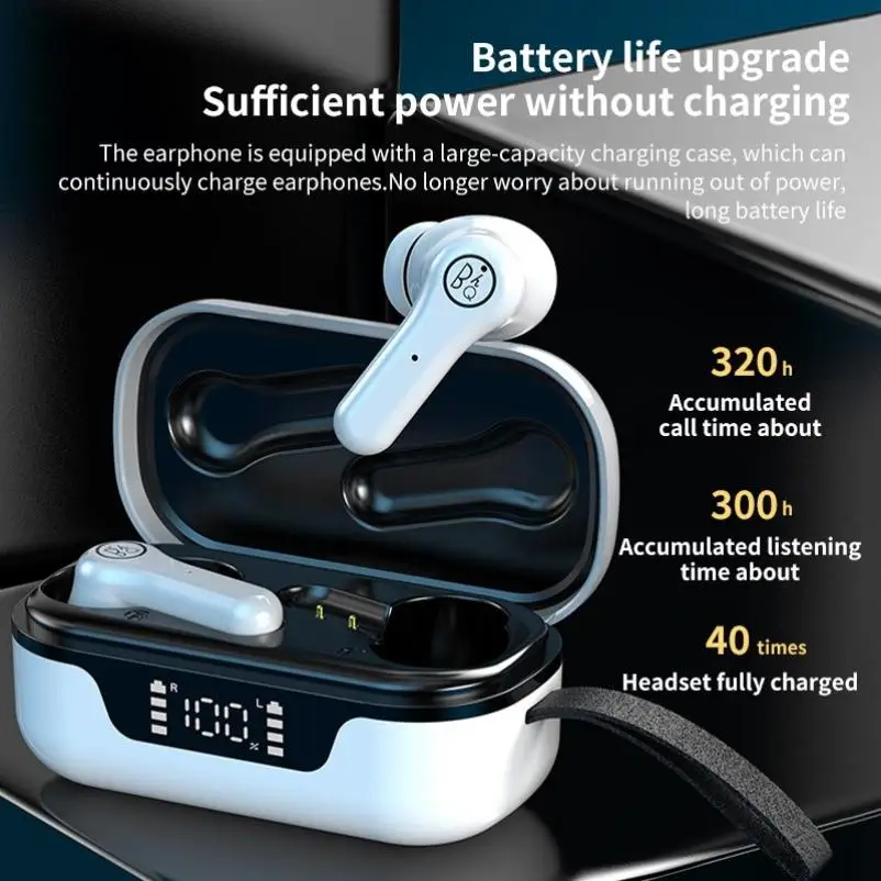 Наушники-вкладыши YYK-ANC Pro TWS 5 1 Bluetooth с цифровым дисплеем и шумоподавлением