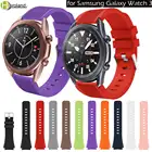 Ремешок силиконовый для Samsung Galaxy Watch 3 45 мм 41 мм, браслет для наручных часов, аксессуары для galaxy watch 46 мм 42 мм, 20 мм22 мм