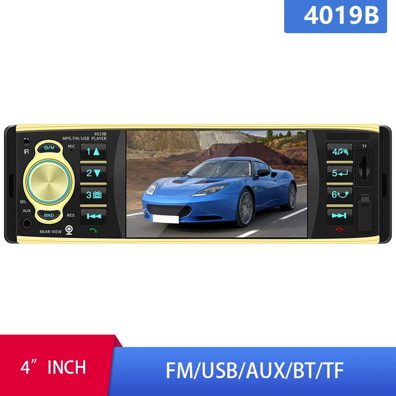 Автомагнитола 1Din MP5 HD мультимедийная Поддержка USB/AUX/FM камера заднего вида Bluetooth Handsfree рулевое колесо дистанционное управление радио