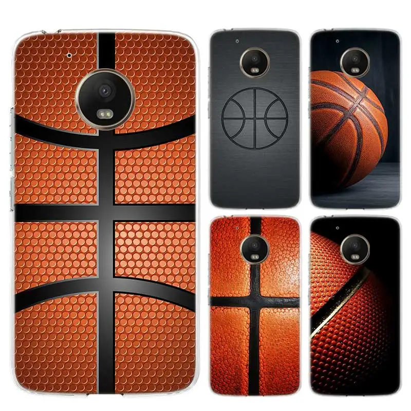 

Basketball Basket Case For Motorola G7 G9 G8 Power Soft TPU Cover Moto G6 Play G5S G5 E5 E6 Plus Coque Shell