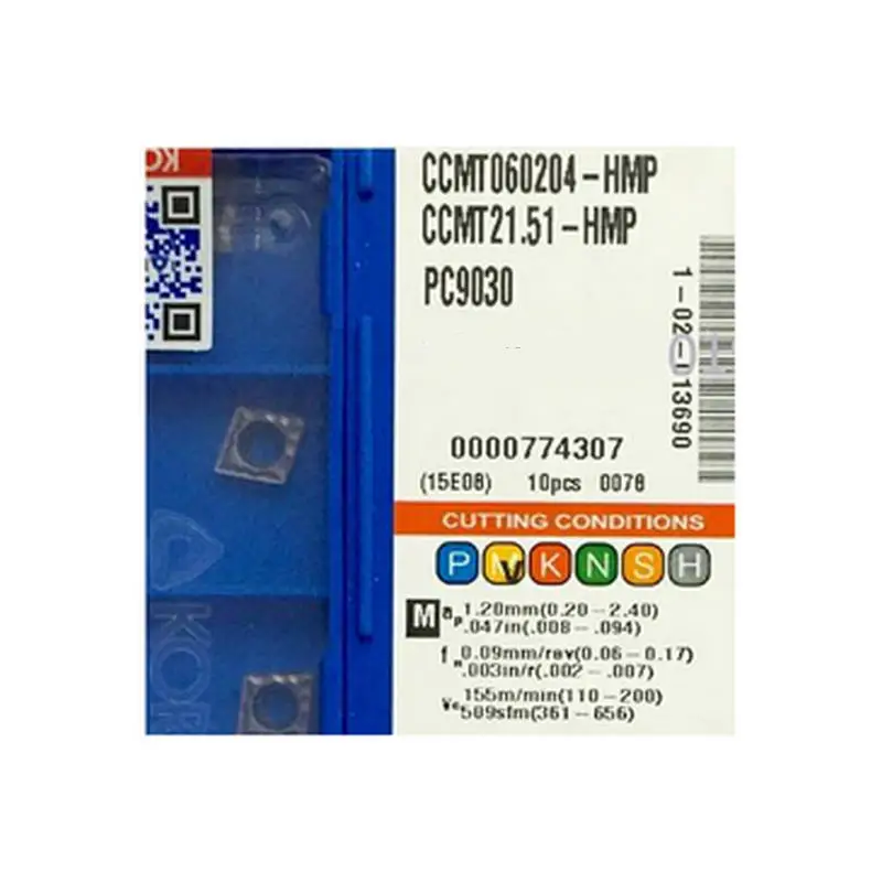 CCMT060202 HMP CCMT060204 CCMT060208 PC9030 Бесплатная доставка! 100% оригинальный бренд CNC
