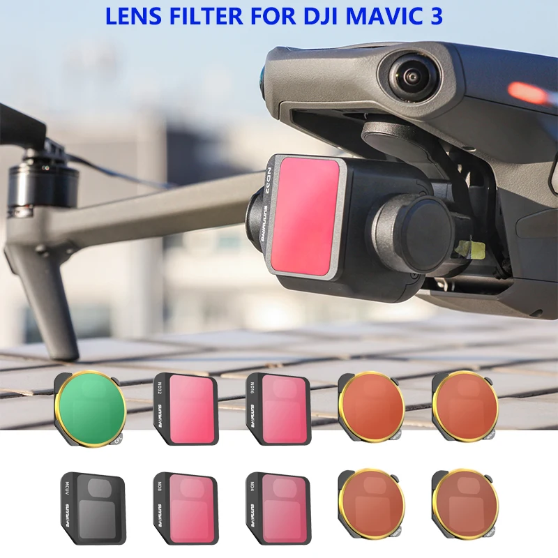 

Защитный фильтр для объектива камеры DJI Mavic 3 MCUV CPL ND4 8 16 32 PL набор фильтров для камеры DJI Mavic 3 Аксессуары для дрона
