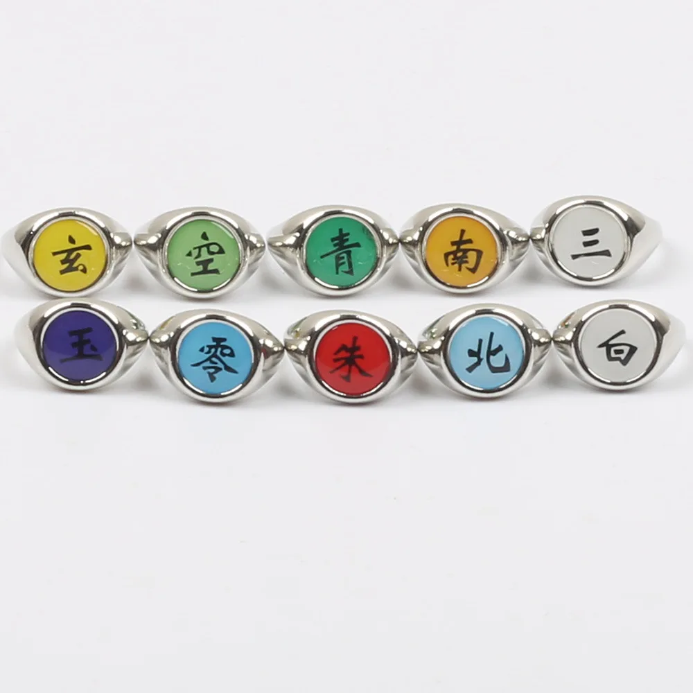 

Japanese anime Akatsuki Itachi Uchiha Ring Cosplay Ring Ring Set Man Woman Party Gift Accessories