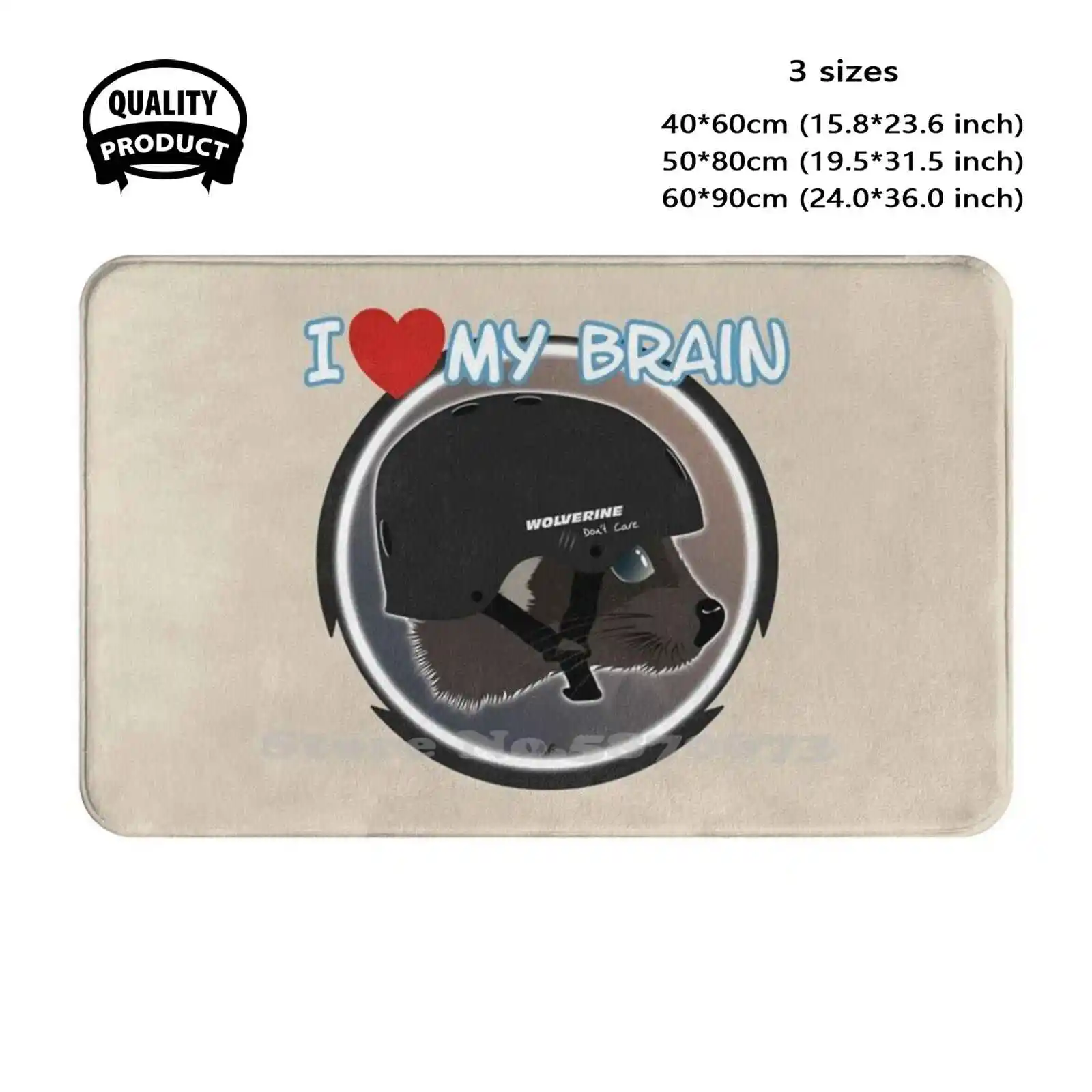 Мягкая подушка I Love My Brain домашний ковер дверной коврик автомобильный Got Attitude Don T