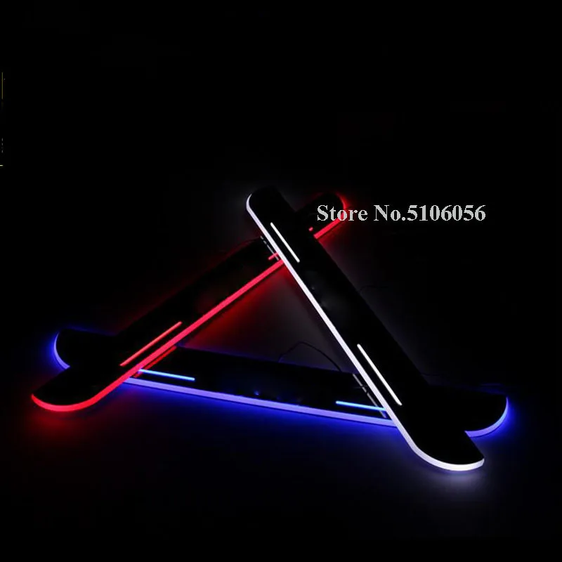 Светодиодный приветственный с педалью для автомобиля накладка педаль порог