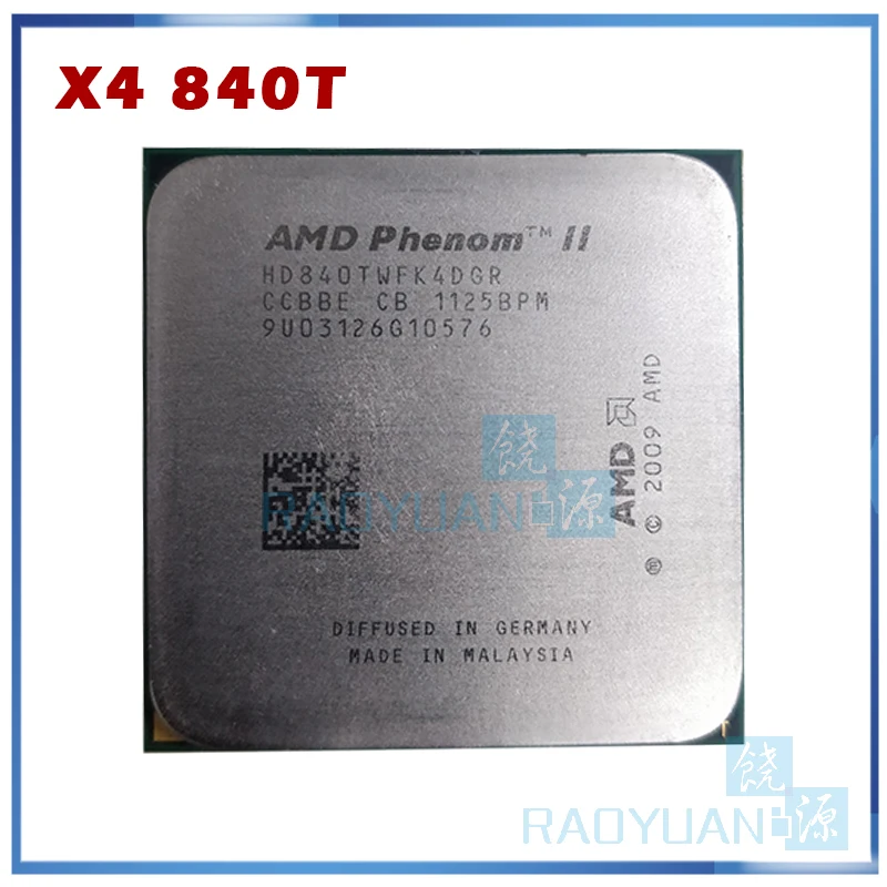 AMD Phenom II X4 840T 2 9 ГГц Quad Core Настольный Процессор HD840TWFK4DGR гнездо AM3|socket am3|desktop cpuphenom ii x4