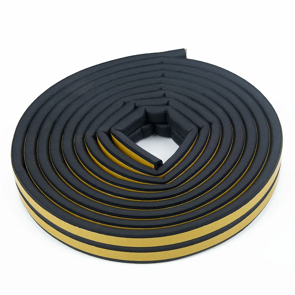 5 метров уплотнительная лента Звукоизолированные двери окна шкафа 9x6 мм D Тип