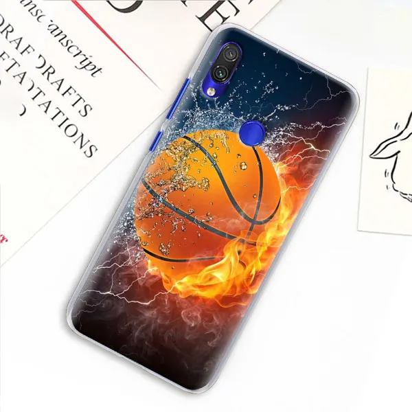 Черный чехол для Xiaomi mi A3 A1 A2 8 Lite 9T CC9E Play Red mi K20 Pro 7A Note 7 7S твердый прозрачный чехол - Цвет: 15