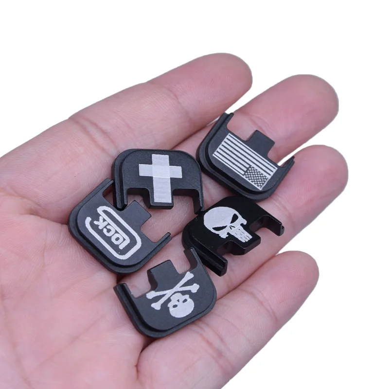 Алюминиевая Задняя накладка на заднюю панель для Gen 1 5 Glock 17 19 20 21 22 23 24 25 26 41 9 мм