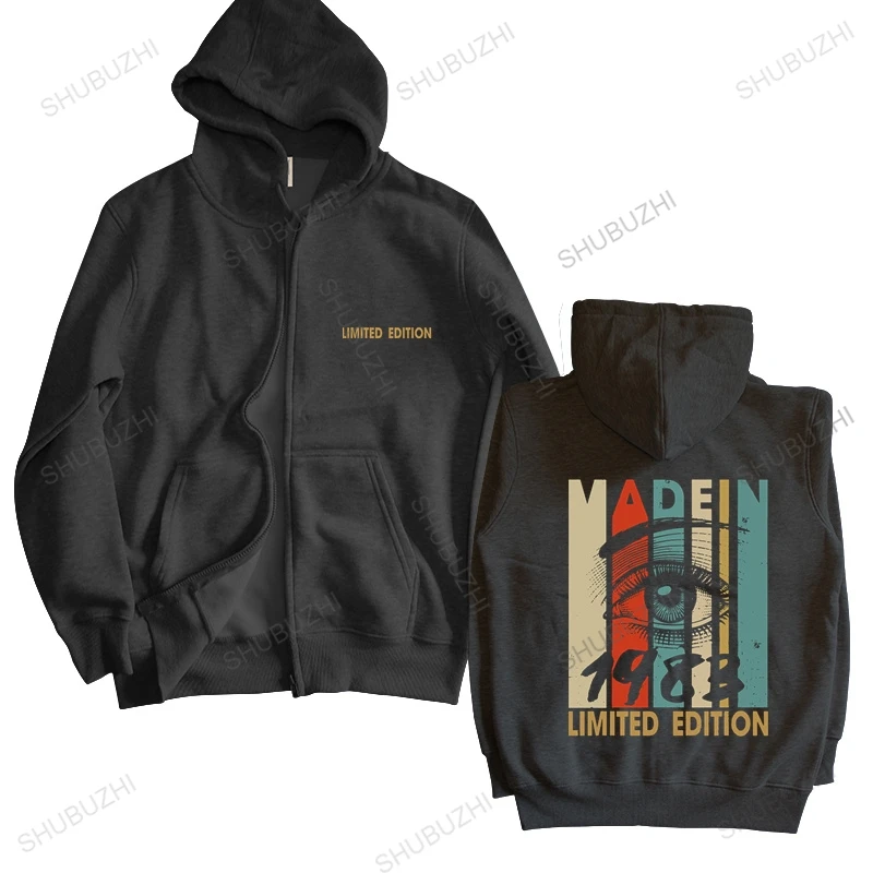 

cotton hoodie male hoodies Retro Vintage Made In 1983 Limited Edition sweatshirt Men 38th Birthday Gift spring hoodies