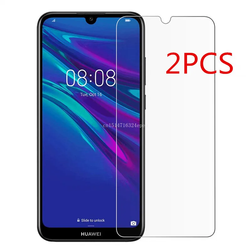 Закаленное стекло 9H для Huawei Y6 Pro 2019 защитная пленка экрана 2 шт.|Защитные стёкла и