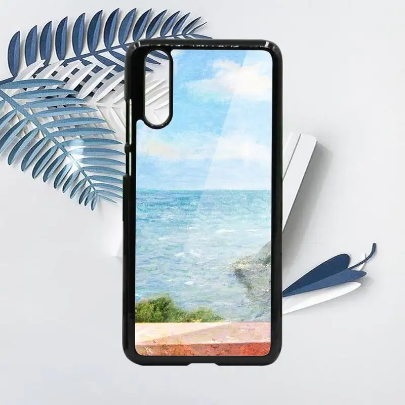 

Art oil painting illustration beautiful Phone Case PC For Samsung galaxy S note 8 9 20 10 e lite2019 plus pro ultra