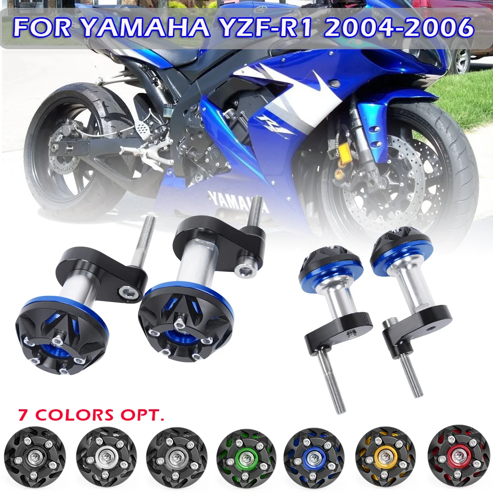 Мотоциклетные аксессуары YZFR1 04 05 06 CNC слайдеры рамы поломка колодки слева справа