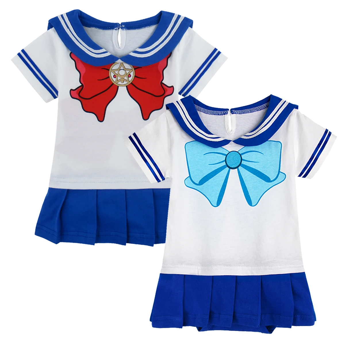 2PCS-4 Костюм Сейлор Мун для маленьких девочек; костюм японского аниме; костюм милого солдата; костюм принцессы Усаги; теплые гетры; носки - Цвет: 2PCS-4