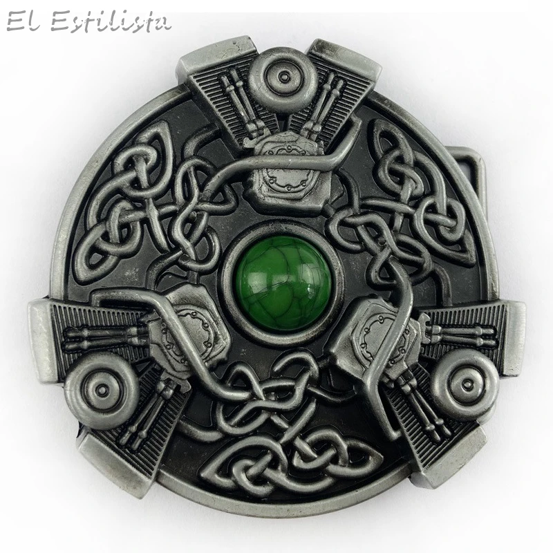 Мотоциклетные пряжки для ремня мужские брендовые Серебристые Металлические