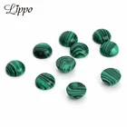 10 шт. натуральный камень зеленый Малахит 4 мм 6 мм 8 мм 10 мм 14 мм 18 мм кабошон основа полудрагоценные камни подходит для ювелирные изделия, серьги ручной работы