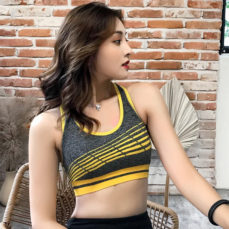 

2020 Новый Ударопрочный спортивный бюстгальтер пуш-ап для бега без косточек с U-образной спинкой фитнес Йога