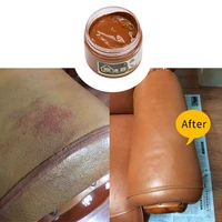 light brown leather repair paste shoe cream for leather car seat sofa handbag scratch crack restorat