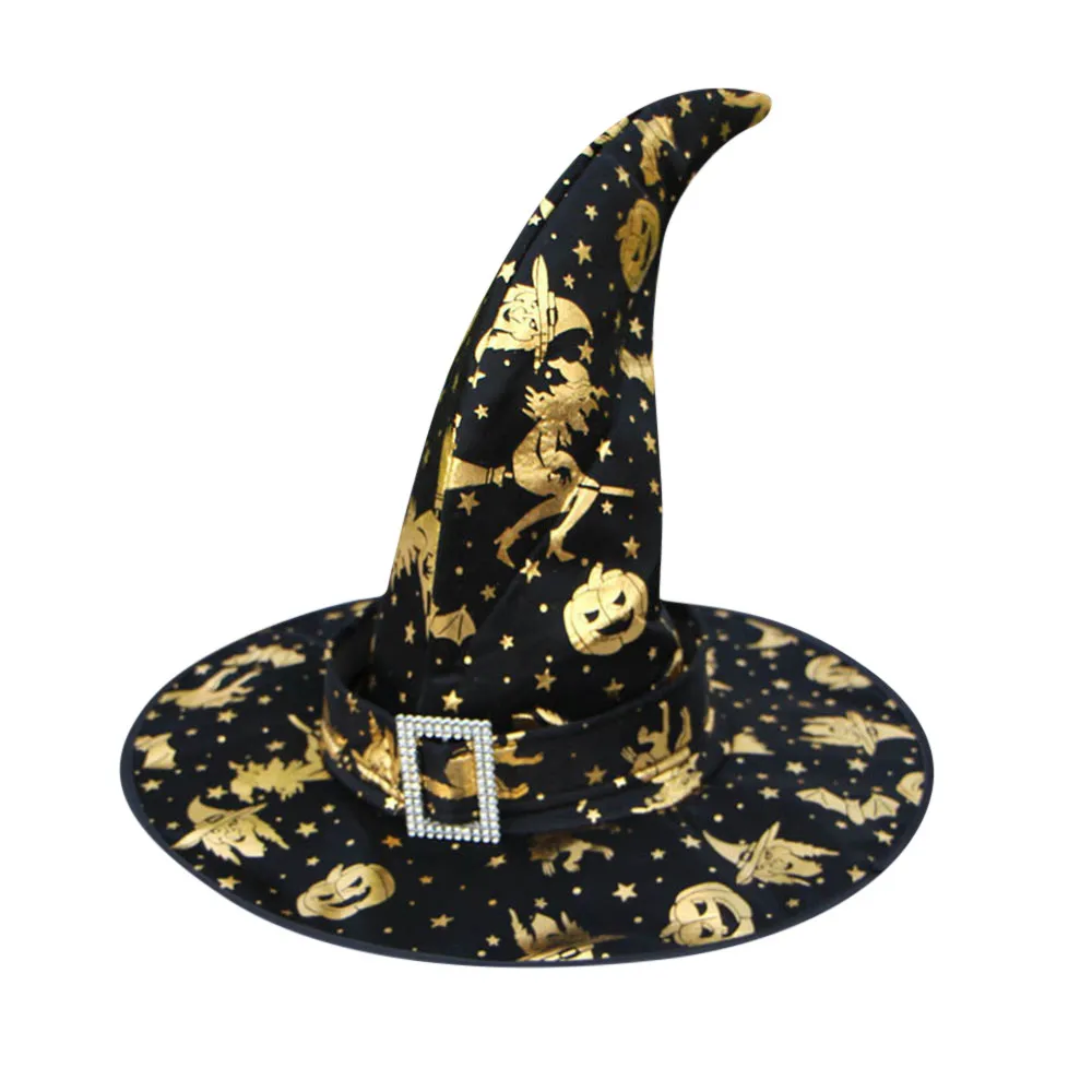 Новая детская шляпа ведьмы для девочек и мальчиков зимняя шапка детей на