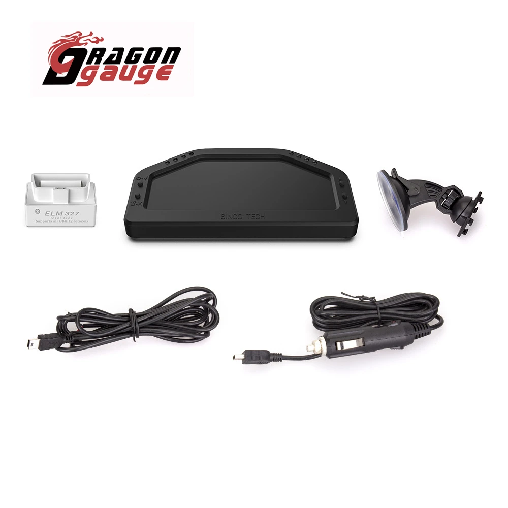 Приборная панель с ЖК-дисплеем DRAGON GAUGE многофункциональный гоночный датчик Bluetooth