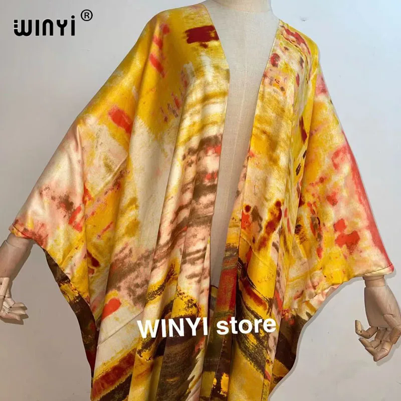 Женский кардиган Среднего Востока Sunmer Свободное длинное платье с вышивкой