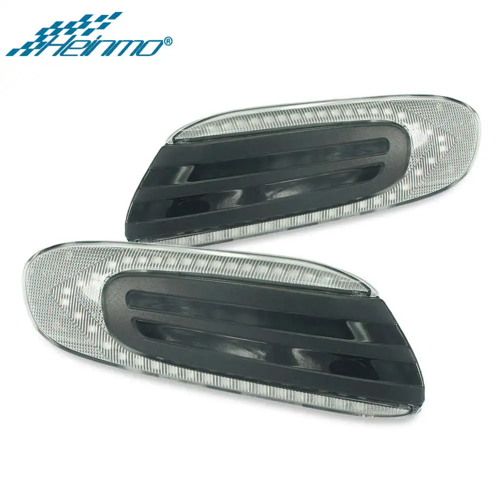 White Lens Светодиодный Сигнальные лампы для Mini Cooper F56 F55 F57 светодиодные, боковые, габаритные фонари для Mini Cooper аксессуары - Испускаемый цвет: White Lens