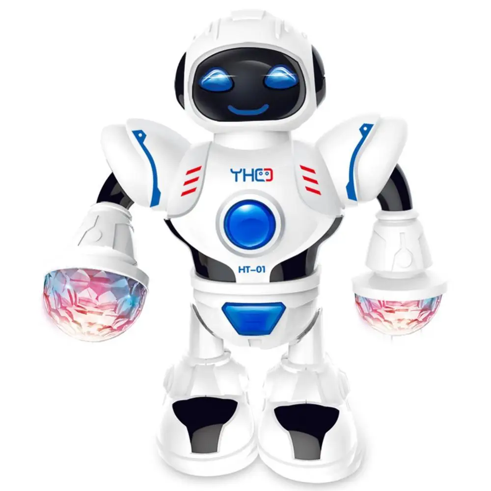 Электрический танцующий музыкальный робот с мигасветильник Том, детская интерактивная игрушка