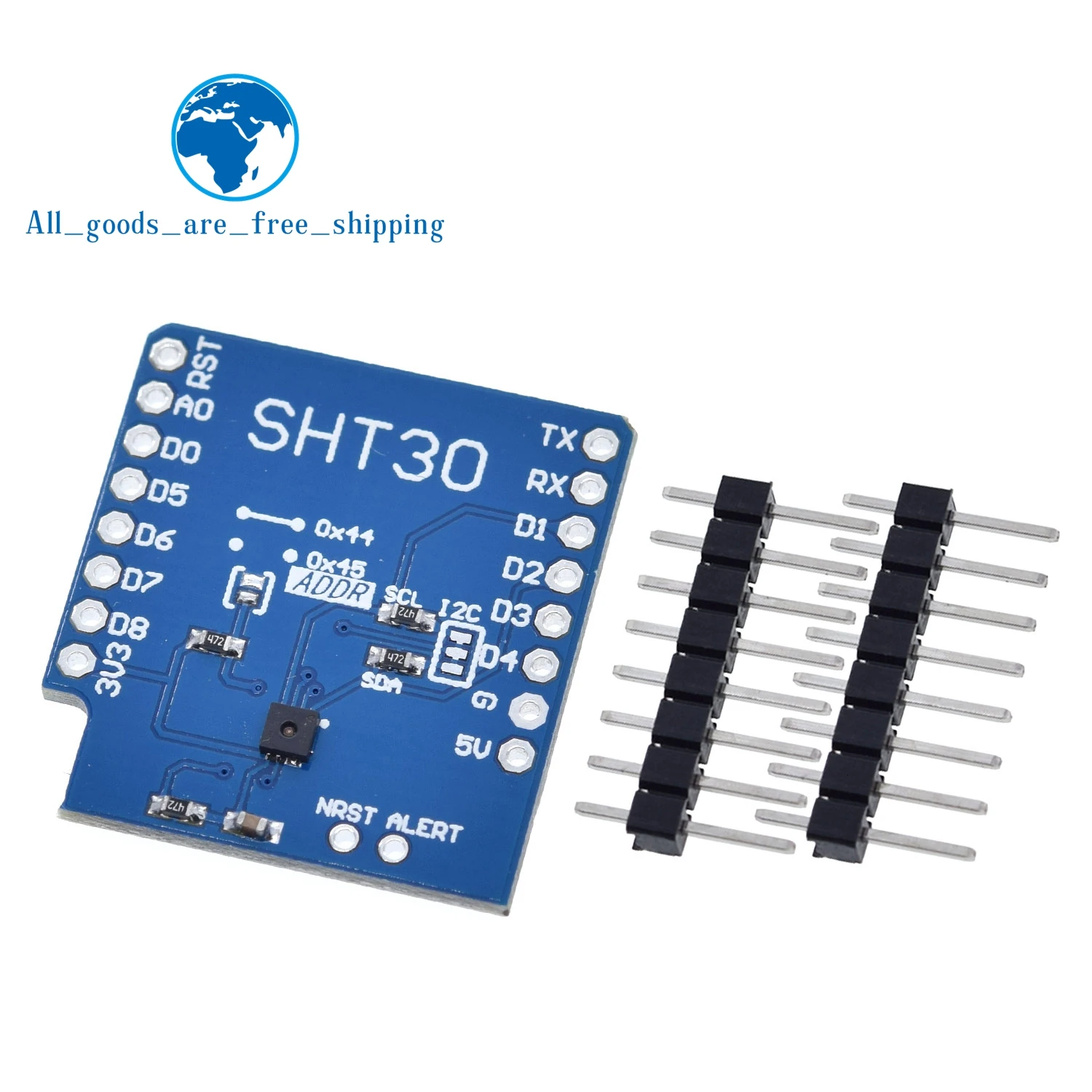 Экран TZT SHT30 для WEMOS D1 mini I2C цифровой модуль датчика температуры и