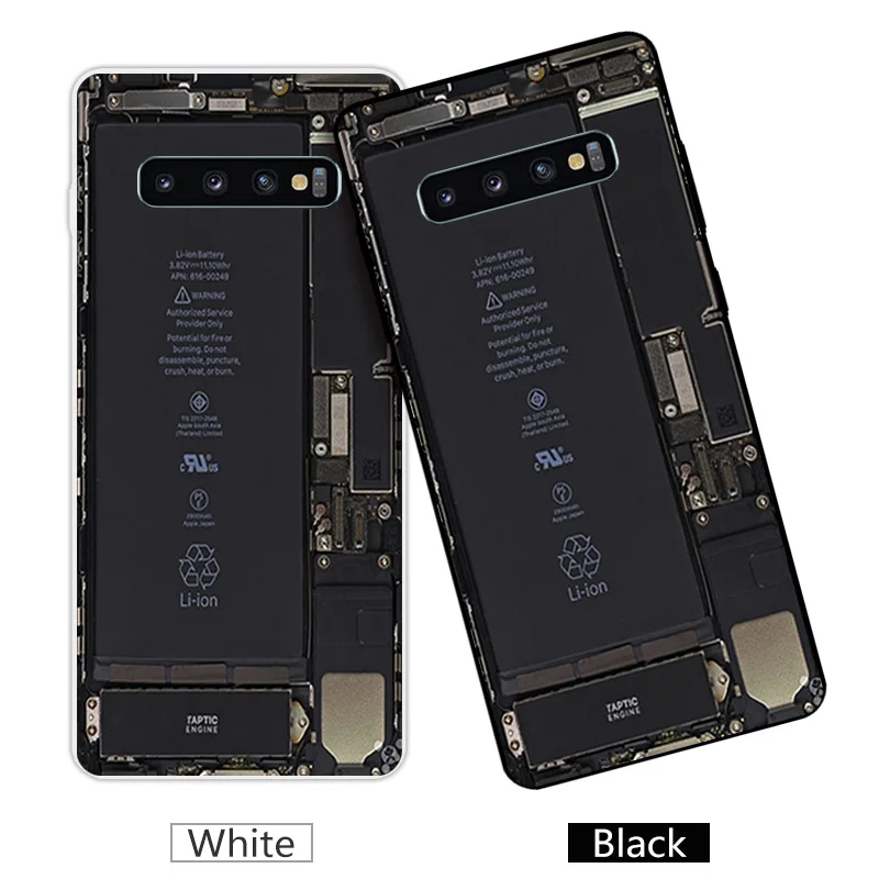 Прозрачный защитный чехол из ТПУ для Galaxy S10 Plus мобильный телефон модный Мягкий