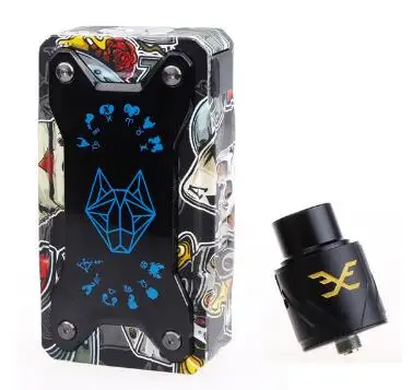 color kit SIGELEI SNOWWOLF диапазон макс 230 Вт Vape мод и RDA танк электронная сигарета комплект Xfeng мод комплект Vaporizador - Цвет: color kit