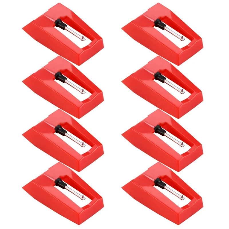 Иглы для проигрывателя виниловых пластинок 8 шт. алмазные Сменные иглы |