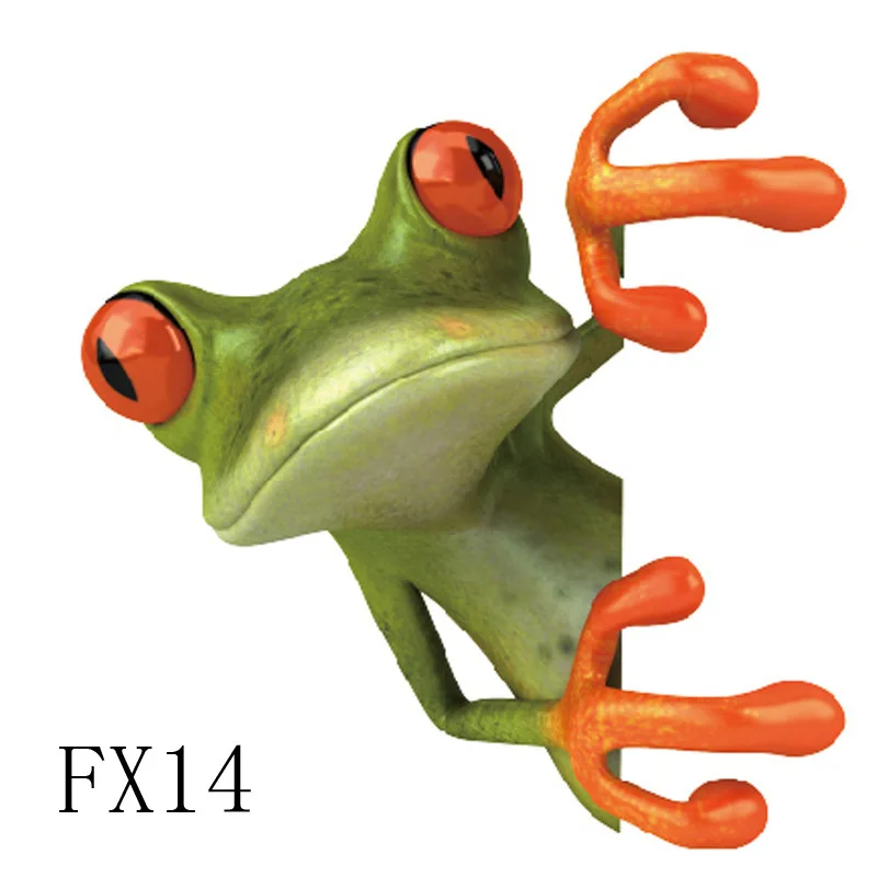 

Мультяшные наклейки лягушки ПВХ