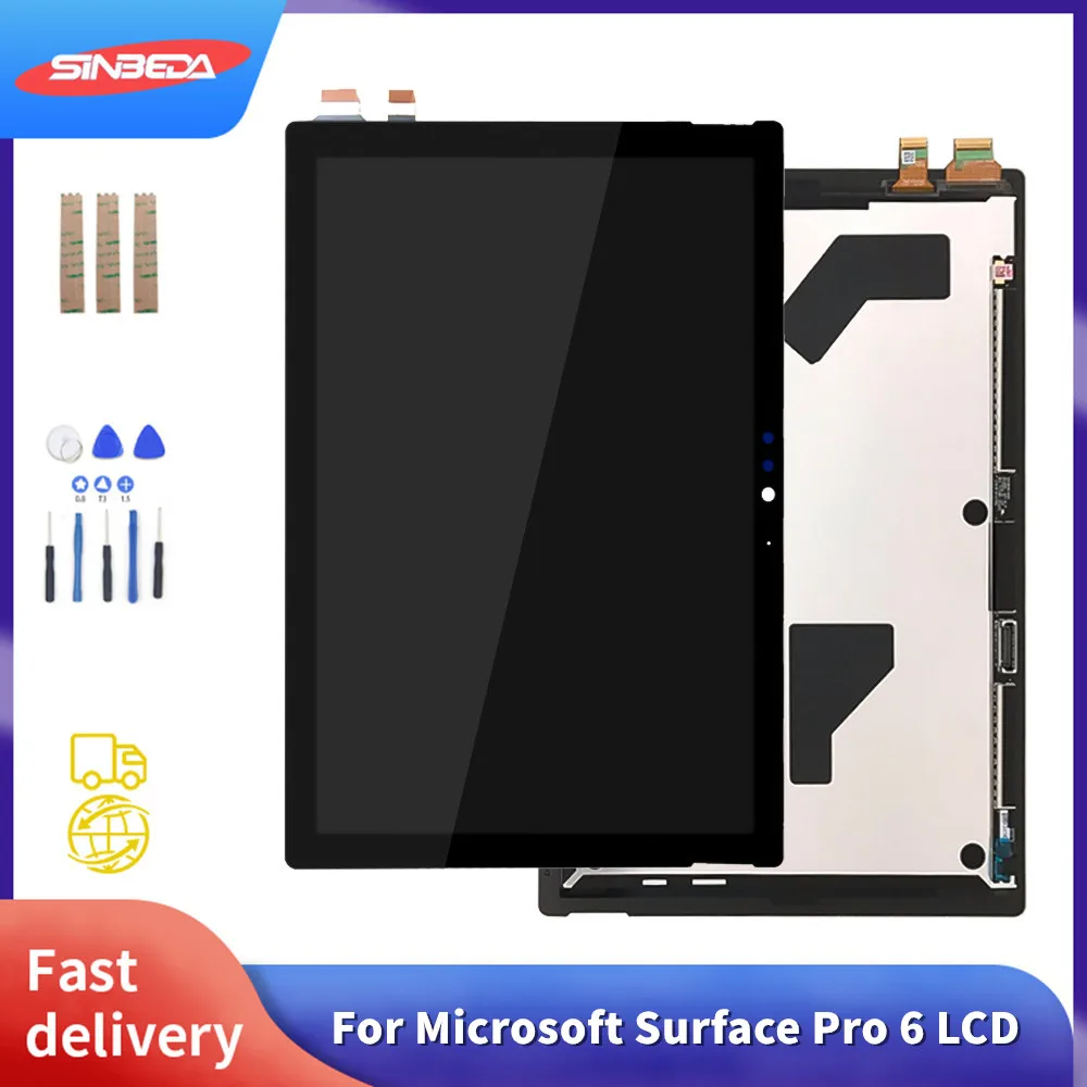 

12.3" Original For Microsoft Surface Pro 6 1807 LCD Touch Screen Digitizer display Assembly Replacement For Microsoft Pro6 LCD