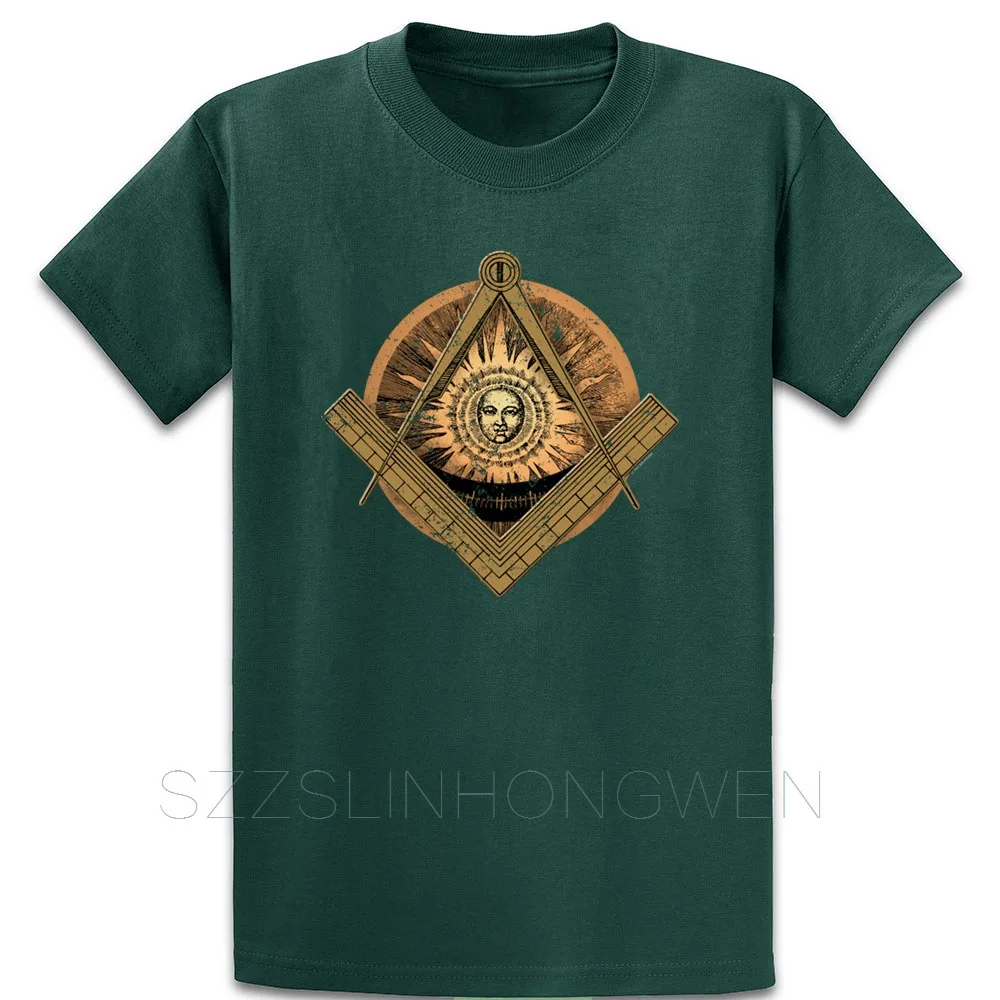 Футболка Freemason Masonic Beyond Master Golden Kawaii удобный вокруг шеи хлопковая рубашка на заказ