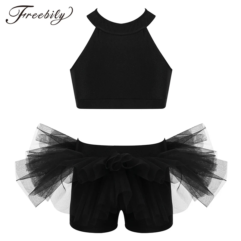 Комплект из двух предметов для маленьких девочек одежда бальных танцев трико