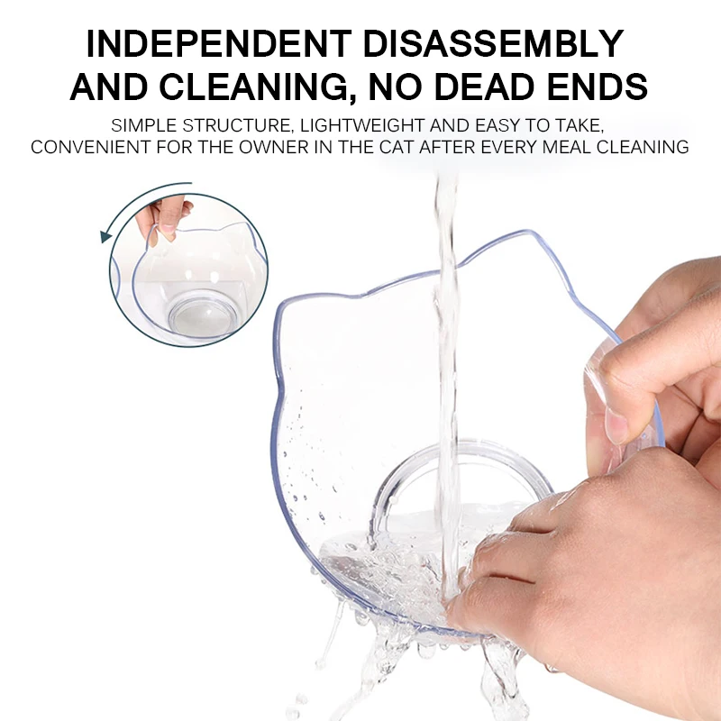 Пластиковая двойная Нескользящая миска для питомцев детской еды миски кормления