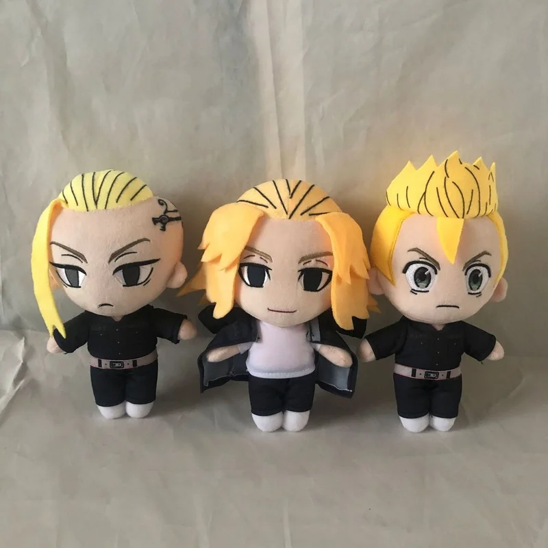 

Токийский Мстители Hanagaki Takemichi плюшевая кукла Draken Sano Manjiro Mikey мягкая набивная фигурка подарок