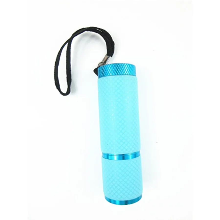 

4 Colors 9 LEDs Flashlight Nail Dryer For Nail Gel Polish Handheld Mini UV Lamp Lights Portable Fast Drying Cure Manicure Tool