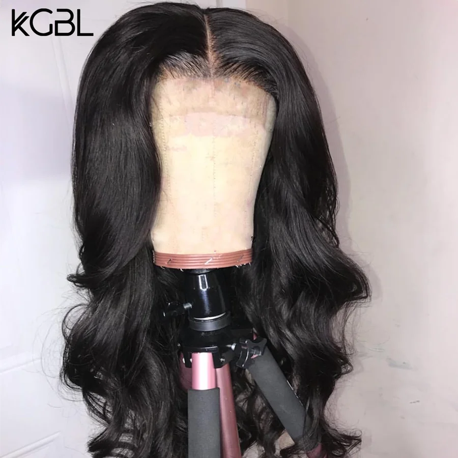 KGBL объемная волна 13*4 Кружева спереди среднего соотношения 8 ”-22” Non-Remy