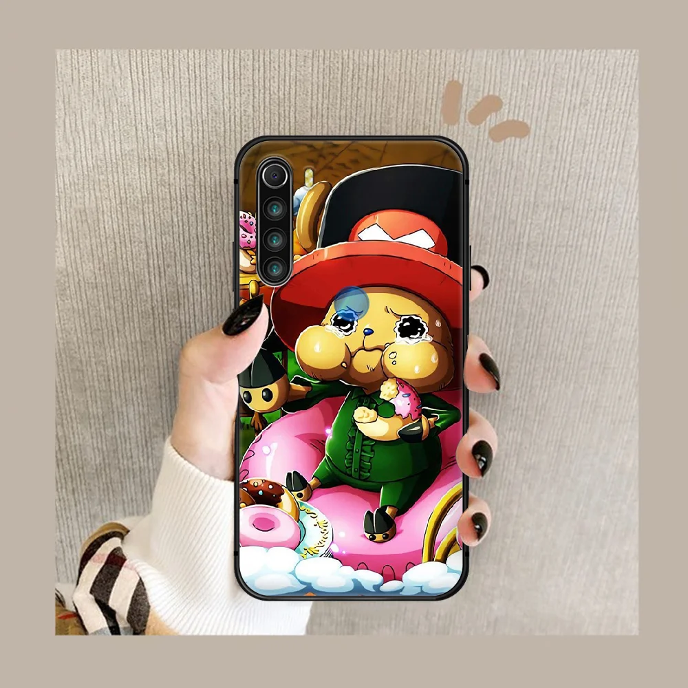 

ONE PIECE Anime Tony Chopper Phone Case Cover Hull For XIAOMI Redmi 7a 8a S2 K20 NOTE 5 5a 6 7 8 8t 9 9s pro max black Hoesjes