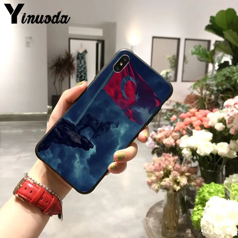 Yinuoda чехол для телефона с флагом Турции талисманом мустафом iPhone 8 7 6 6S Plus X XS MAX 5 5S SE