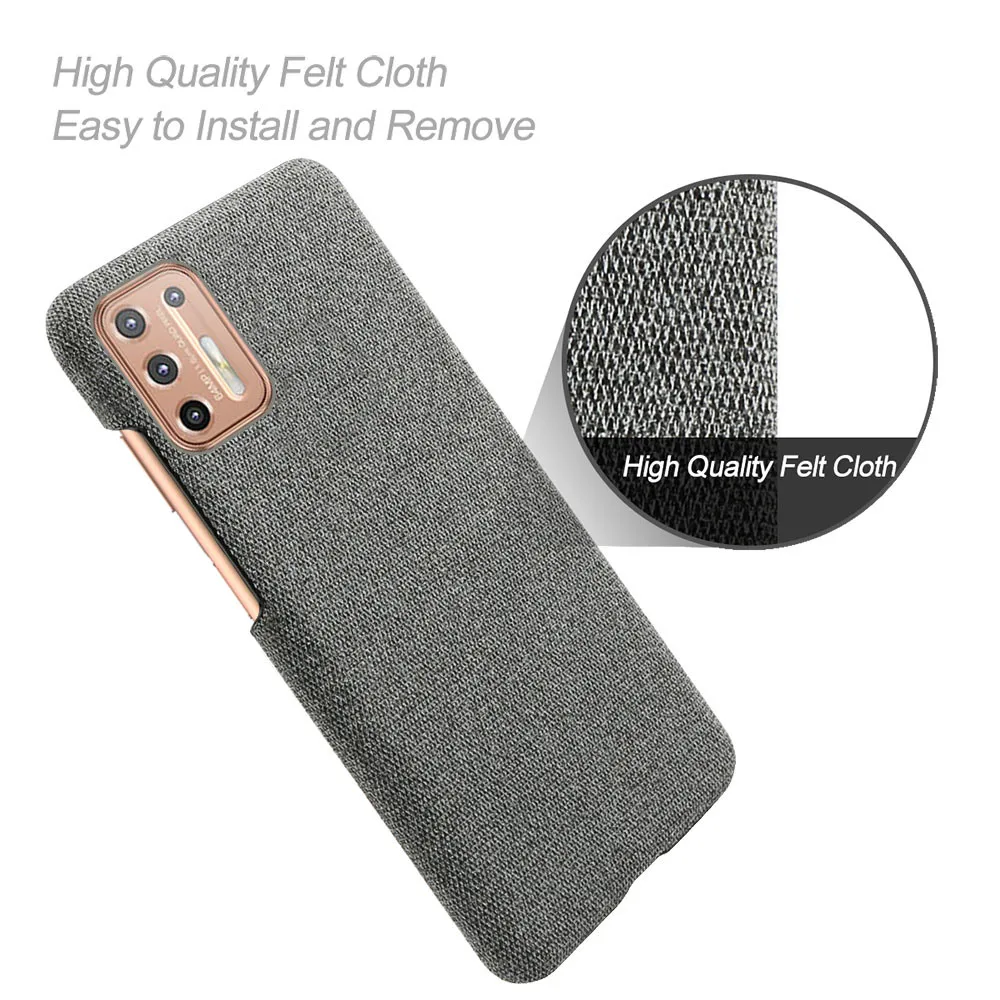 

Anti-slip Ultra Thin Fabric Cloth Case For Motorola Moto G9 Plus Phone Cover For Moto G9 Plus Cover For Motorola G9 Plus Coque